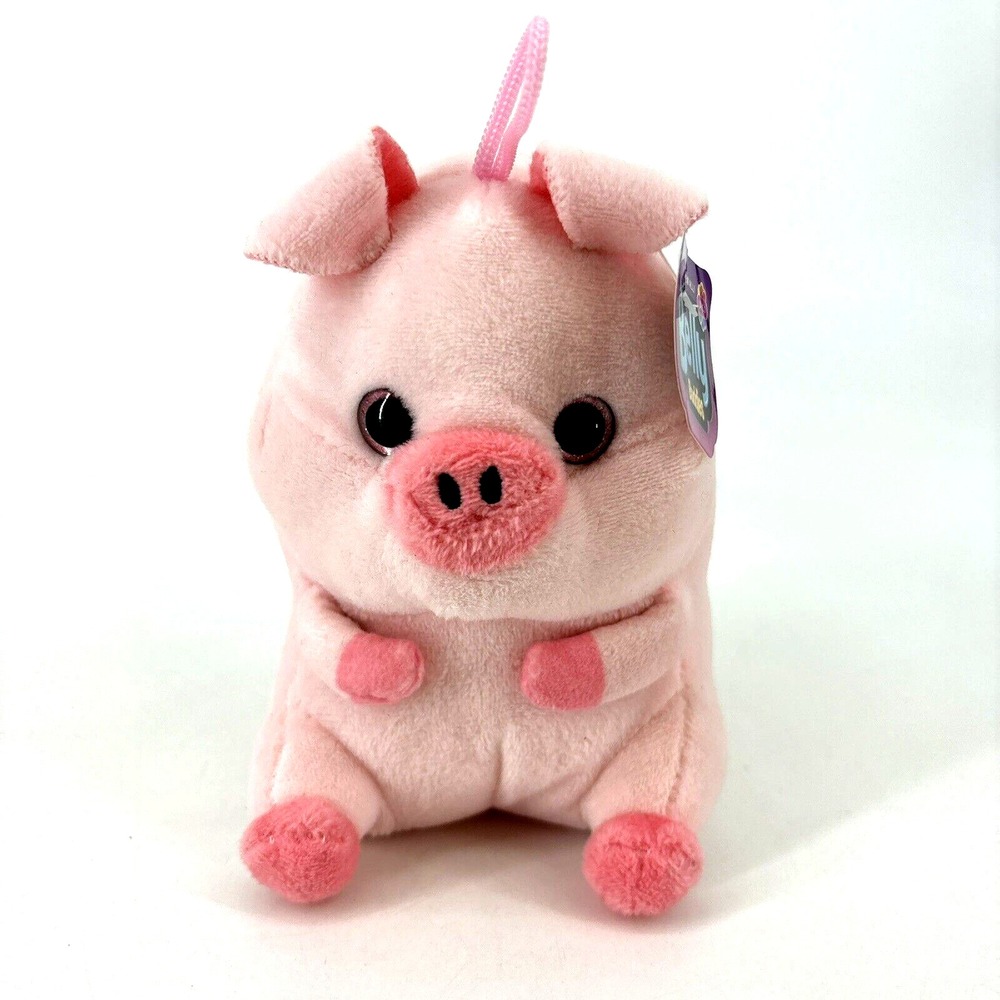 Nanco Pig Pink Belly Buddies Plush Stuffed Animal‎ 6"